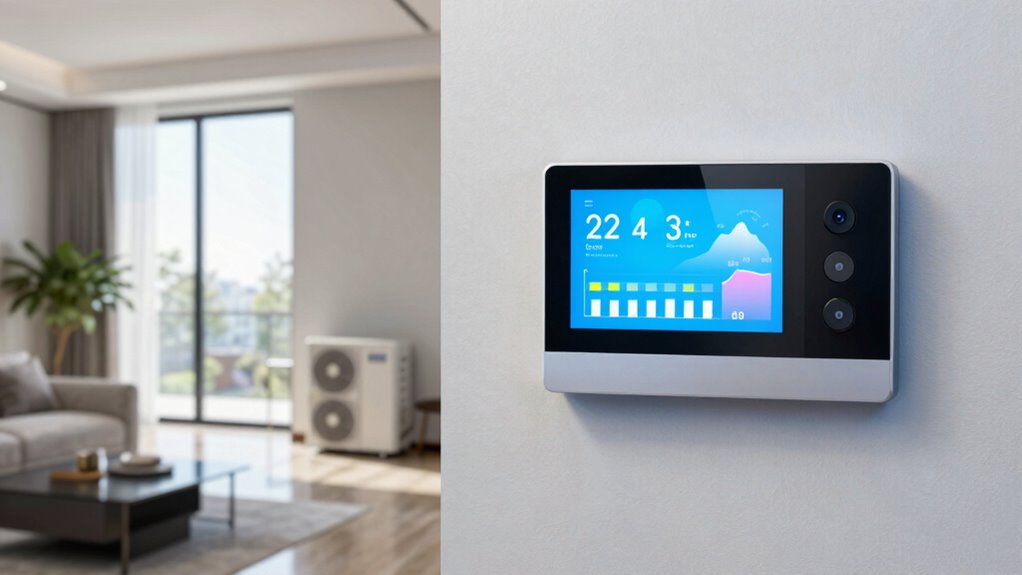 smart heat pump thermostat features