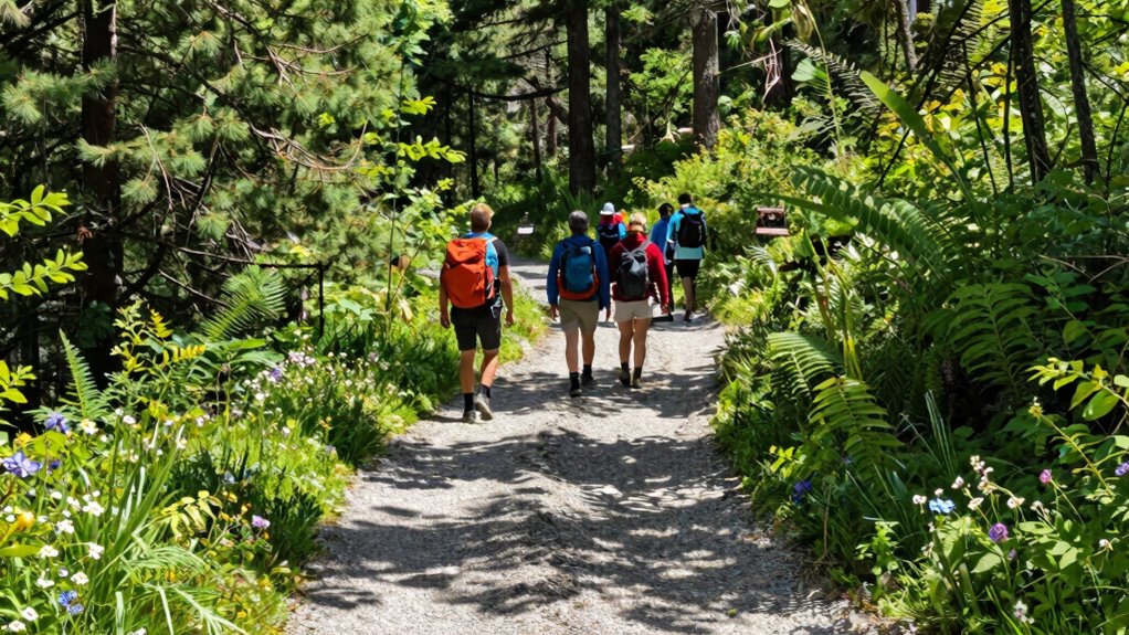 stay on marked trails