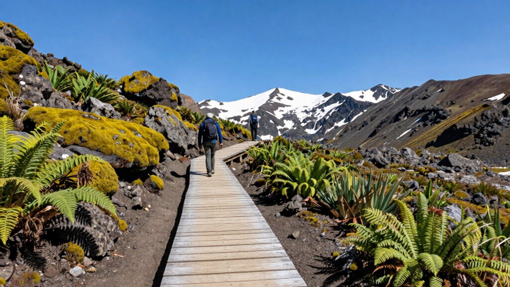 stay on trails prevent erosion
