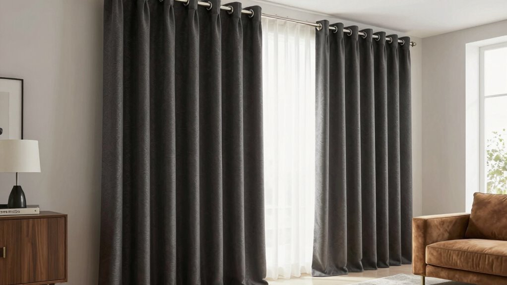 top blackout insulation curtains
