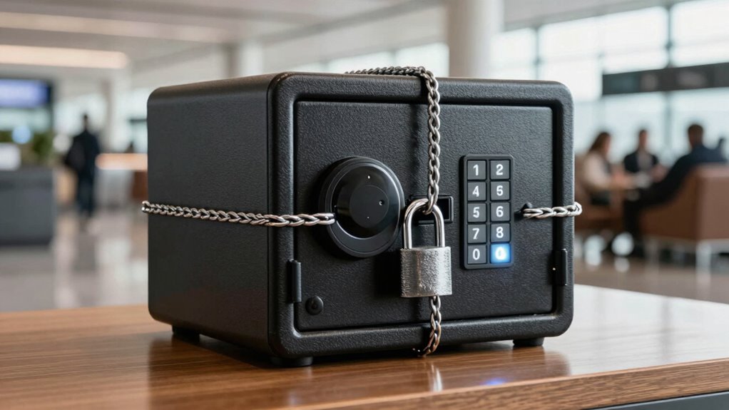 top cable lock travel safes