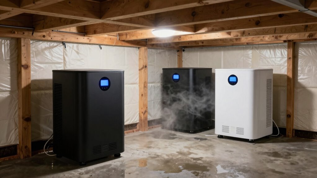 top crawl space dehumidifiers