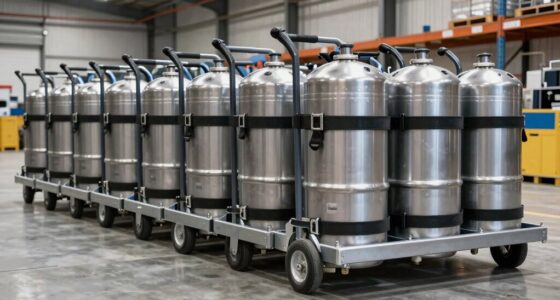 top gas cylinder hand trucks