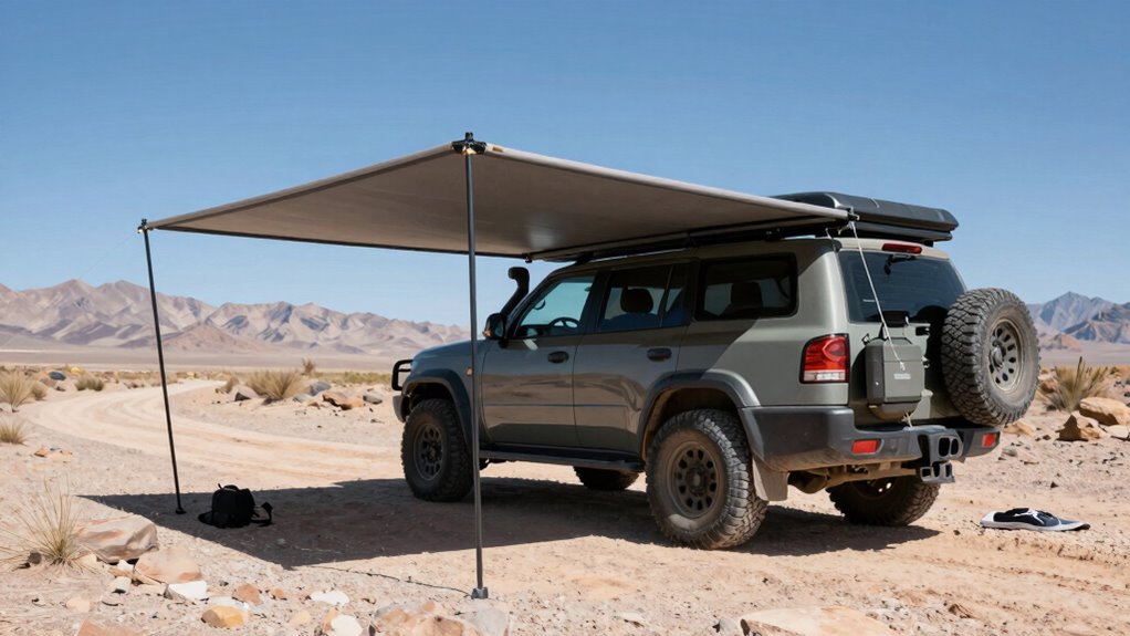 top overlanding vehicle awnings