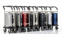 top rolling luggage carts