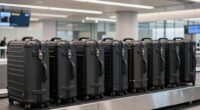 top rugged checked baggage cases