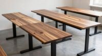 top solid wood standing desks