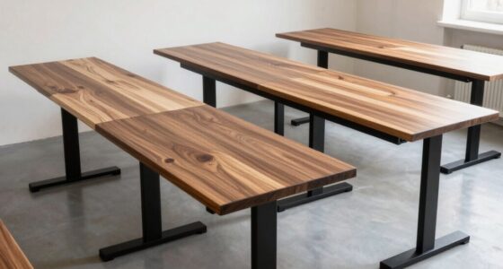 top solid wood standing desks
