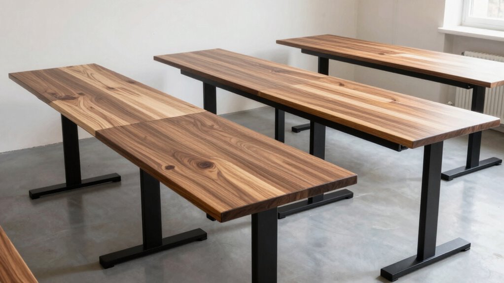 top solid wood standing desks