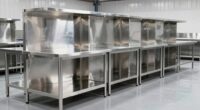 top stainless steel workbenches