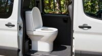 top van life portable toilets