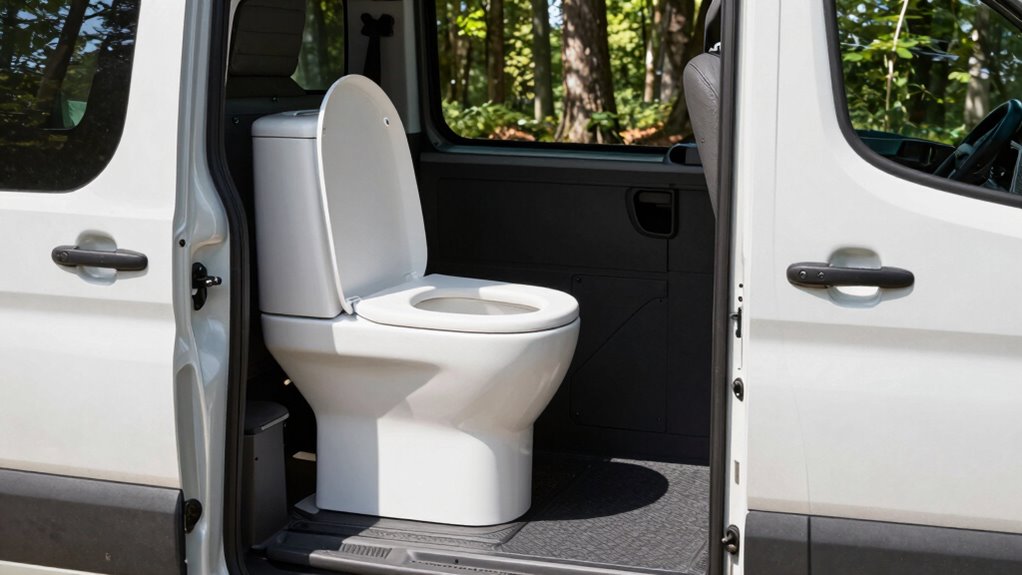top van life portable toilets