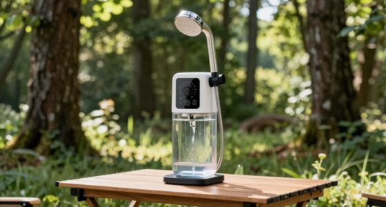 top van life shower options