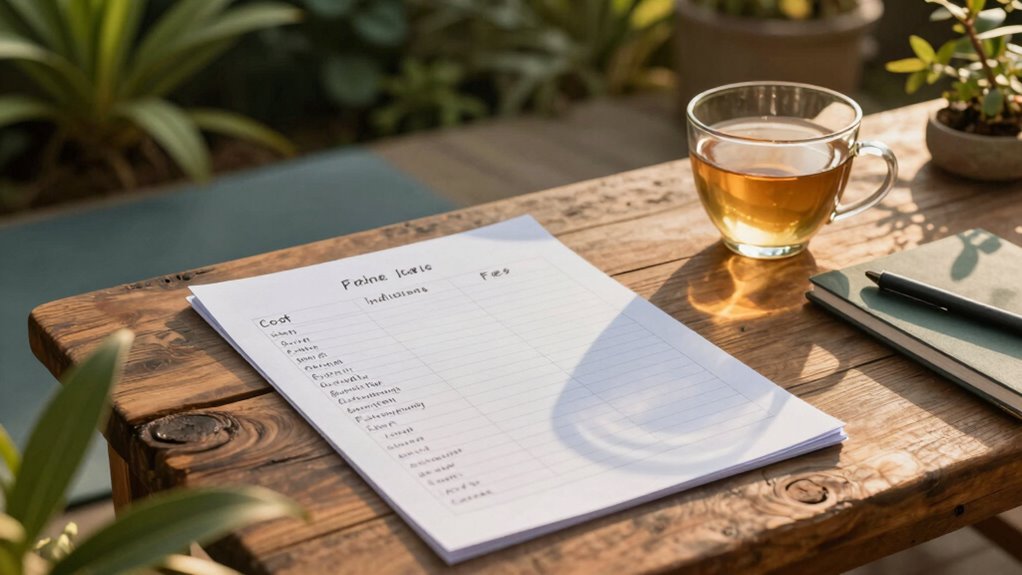 transparent cost and inclusions