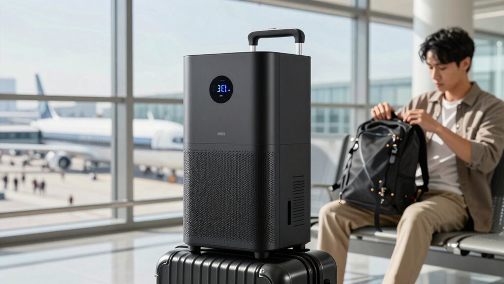 travel friendly air purifier features