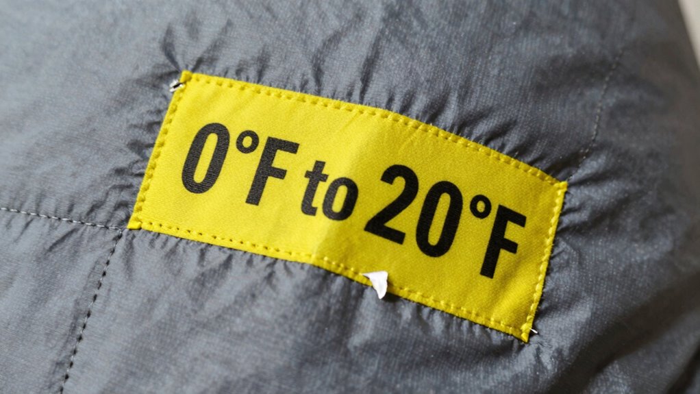 understanding sleeping bag ratings