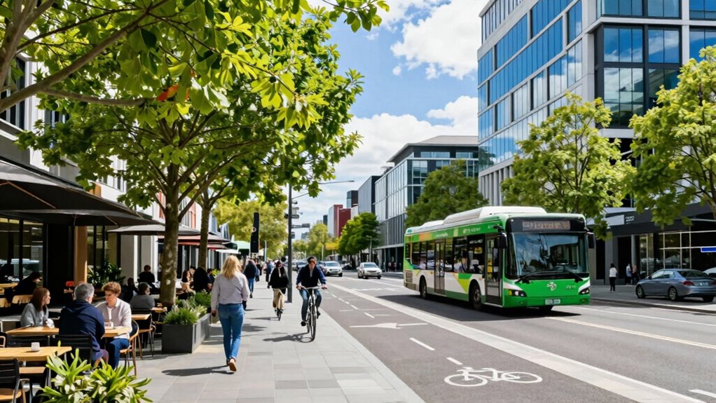 use public transit and cycling