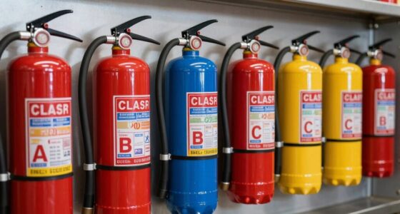 vehicle fire extinguisher classes