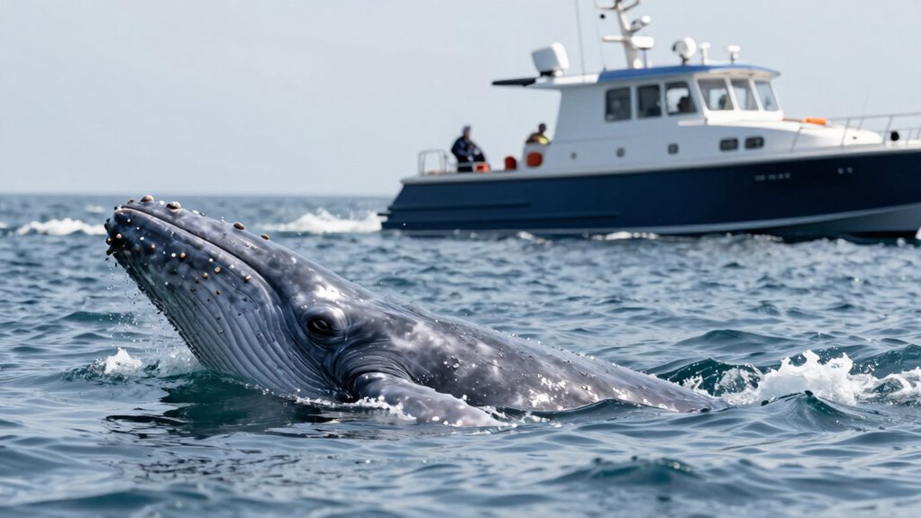 whale distress signals observed