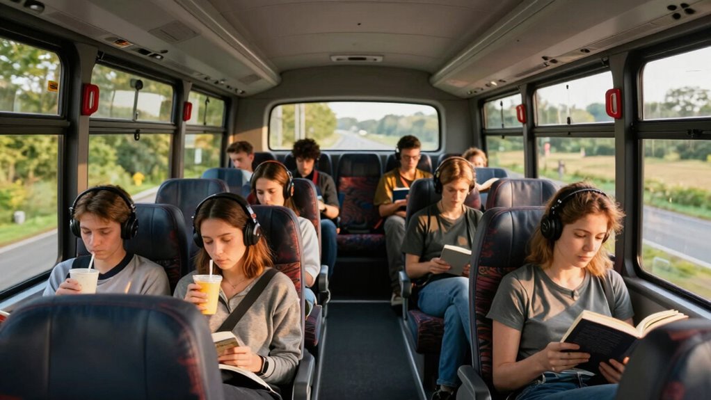 comfortable and enjoyable bus rides