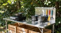 efficient compact camp kitchen