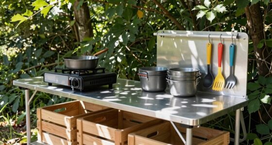 efficient compact camp kitchen