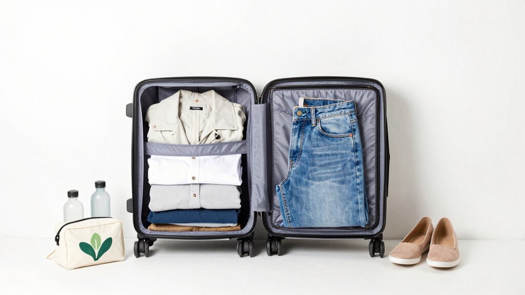 minimal packaging discourages excess