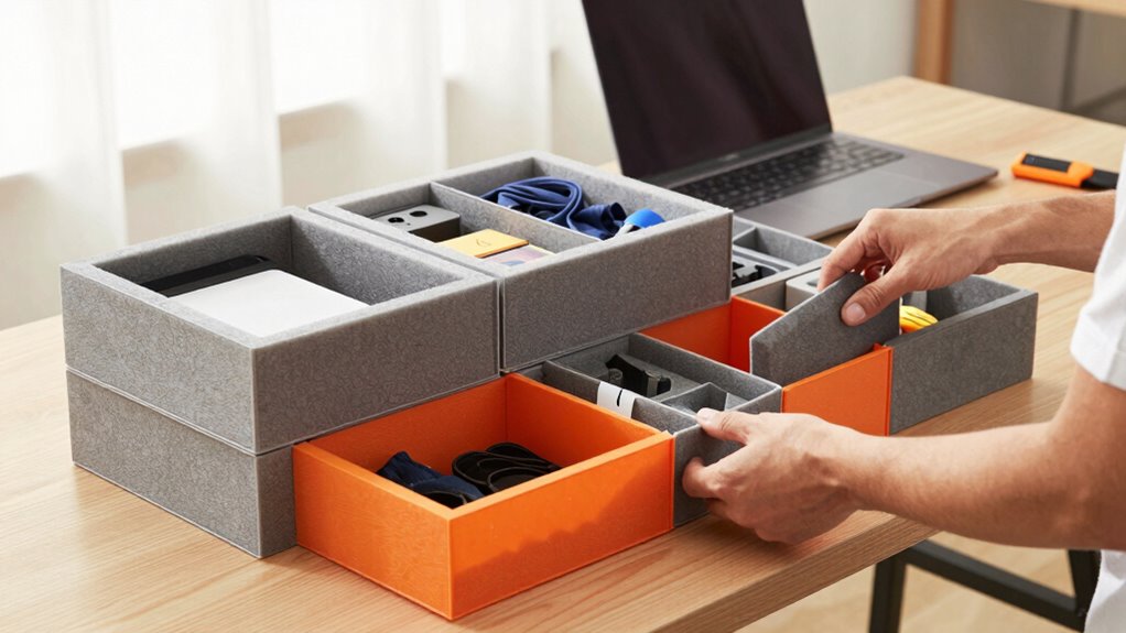 modular sustainable packing organization