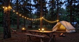 optimal subtle camping lighting