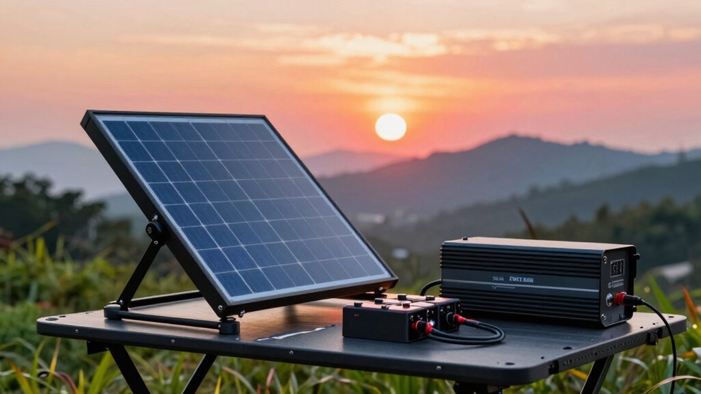 optimize mobile solar power efficiency