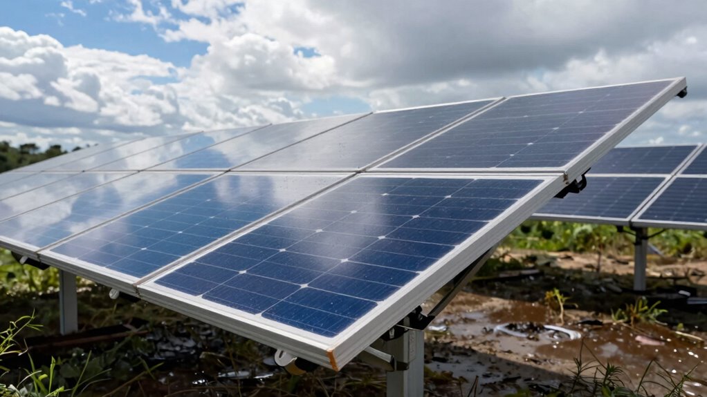 portable weather resistant solar panels