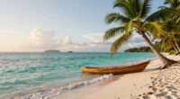 relaxed island travel pace
