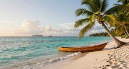 relaxed island travel pace