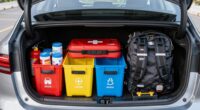 secure vehicle without overpacking