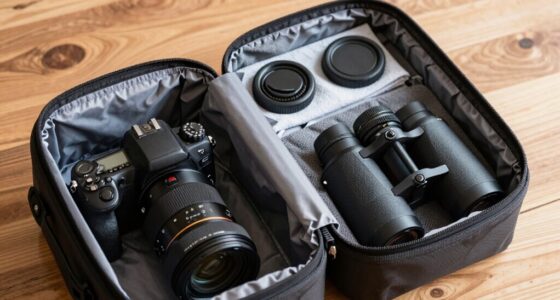 securely pack camera gear
