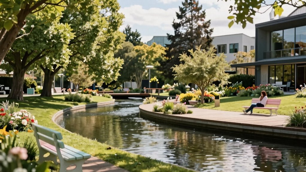 serene parks and cozy cafes