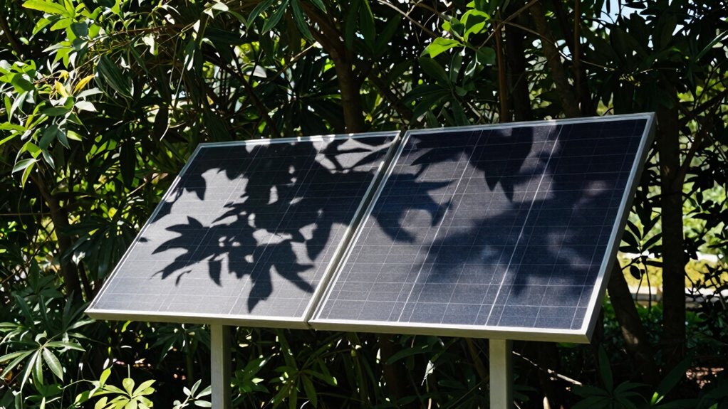 shading reduces solar performance