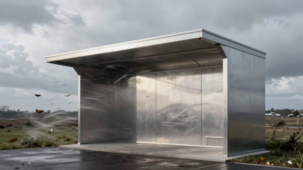shelters feel wind s effect