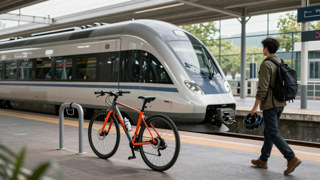 train bike travel safety