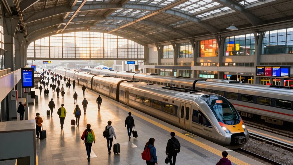 urban transit and scenic journeys