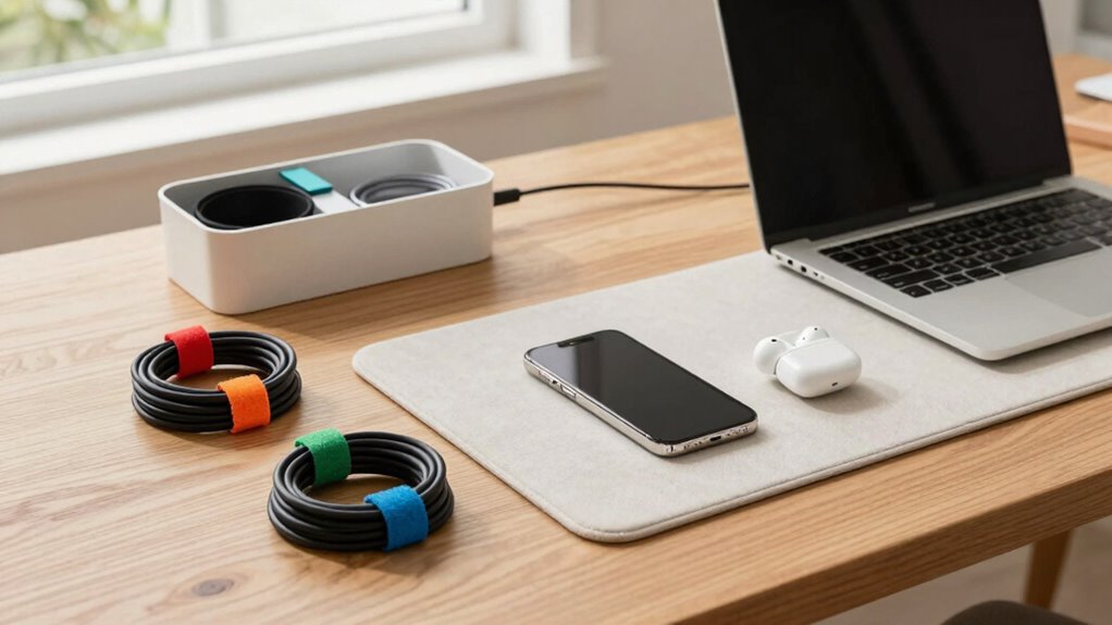 wireless charging reduces cable clutter