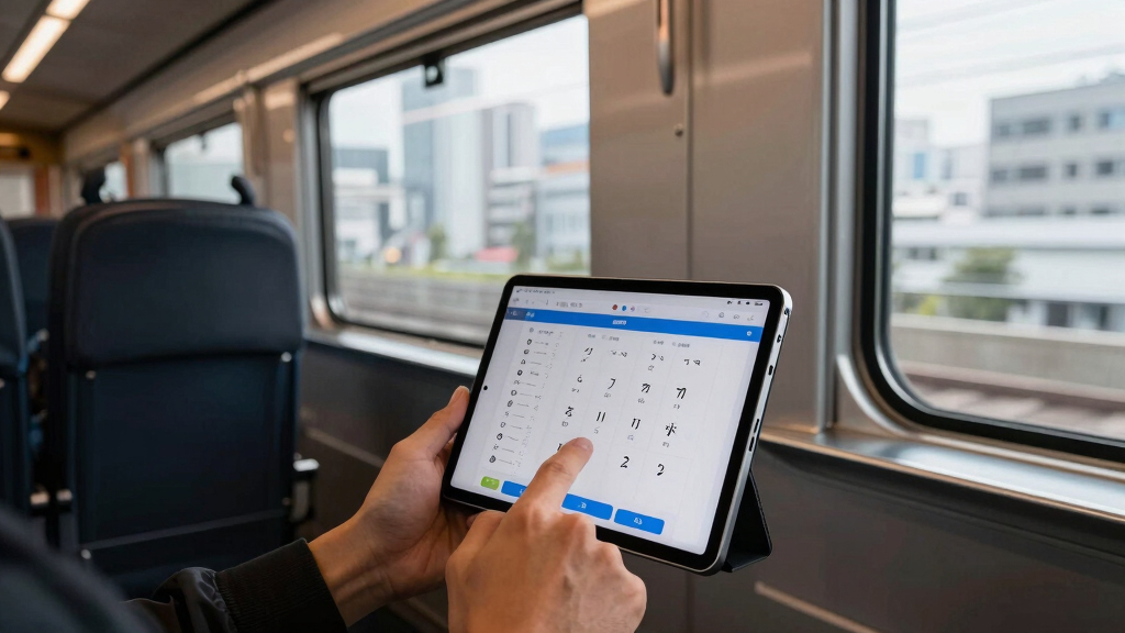A voxel Tokyo in real Japan time – ride the Yamanote line and study Japanese