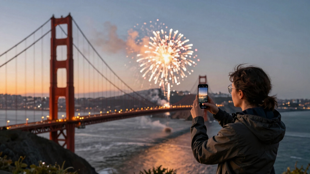 Golden Gate Bridge Fireworks