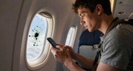 Ryanair Window Broken
