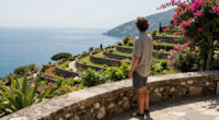 An Italian Villa With Terraced Gardens Takes In The Sea From The Celebrity-Loved Amalfi Coast