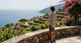 An Italian Villa With Terraced Gardens Takes In The Sea From The Celebrity-Loved Amalfi Coast