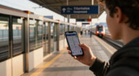 Inauguración De La Línea A Del Metro Al Aeropuerto De Santiago