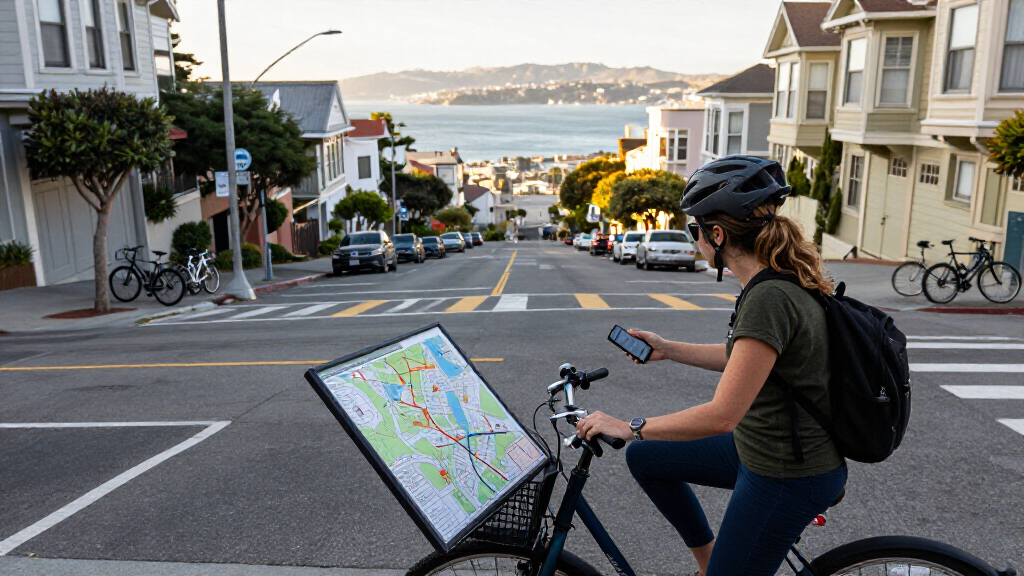 Find The Flattest Route Between Any Two Points In SF